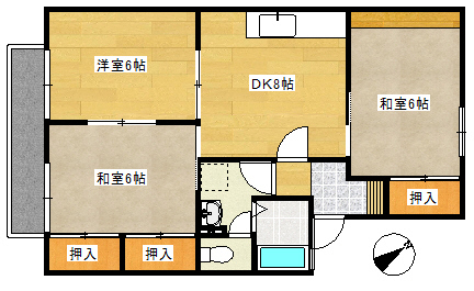 2号室_和室色